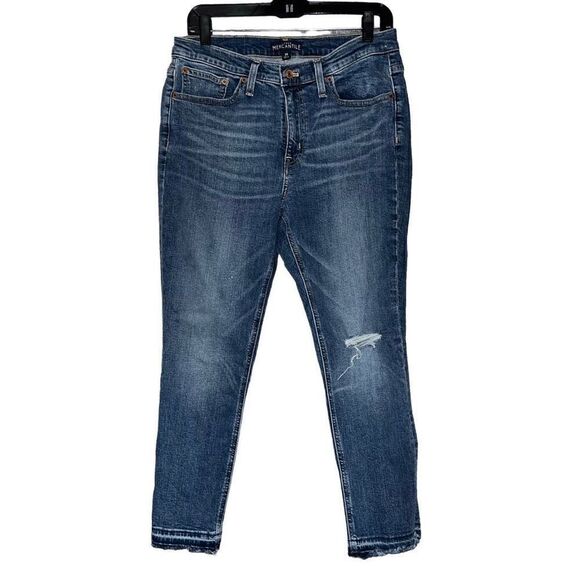 J. Crew Mercantile distressed blue jeans 29 - Picture 2 of 5